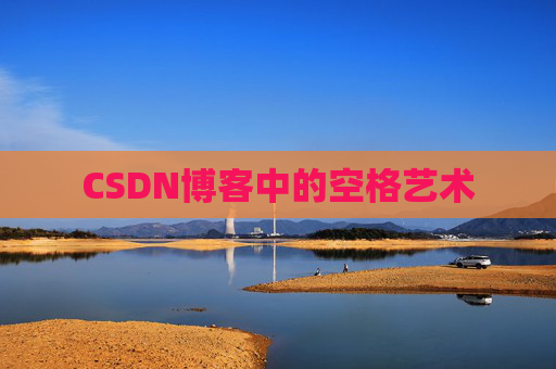 CSDN博客中的空格艺术